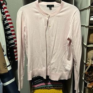 Medium J. Crew Blush Pink Cardigan
